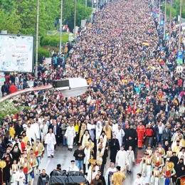 Никшић – Свенародна литија у част и славу Светог Василија Острошког