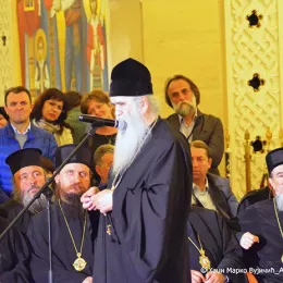 Митрополит Порфирије: Дјела Митополита Амфилохија су продужено Јеванђеље Господа Исуса Христа