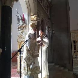 Епископ Јоаникије служио у никшићкој Саборној цркви