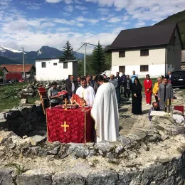 Литургијско сабарње и храмовна слава у Мартиновићима код Гусиња