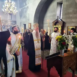 Празнично бденије у манастиру Ђурђеви Ступови