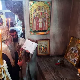 Празнично бденије у манастиру Ђурђеви Ступови