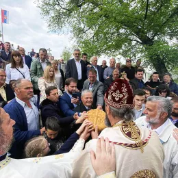 Епископ Методије богослужио у цркви Светог Ђорђа на Валу у Враћеновићима