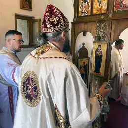 Литургија у цркви Светог Ђорђа на Требјеси