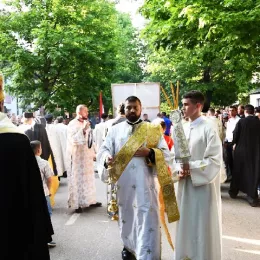 Патријарх Порфирије на Световасилијевској литији у Никшићу