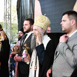 Патријарх Порфирије на Световасилијевској литији у Никшићу