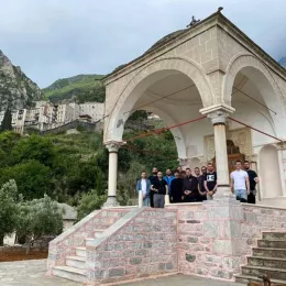 Апсoловентска екскурзија студената Богословског факултета “Свети Василије Острошки” из Фоче на Свету Гору Атонску