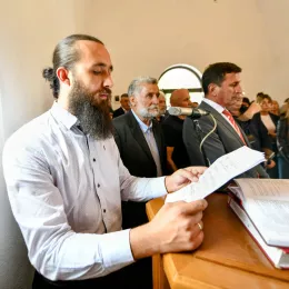Освећење Храма преноса моштију Светог Николаја у Шљемену у Бањанима