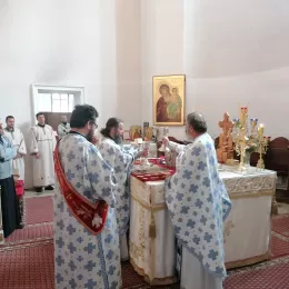 Литургија у Пету недјељу по Васкрсу у никшићком Саборном храму