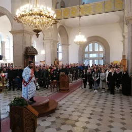 Литургија у Пету недјељу по Васкрсу у никшићком Саборном храму