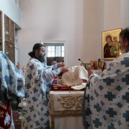 Литургија у Пету недјељу по Васкрсу у никшићком Саборном храму