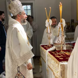 Епископ Методије на Васкрс богослужио у храму Светог Василија Острошког у Никшићу