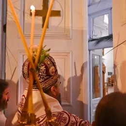 Пасхално јутрење и поноћна Литургија у храму Светог Василија Острошког у Никшићу