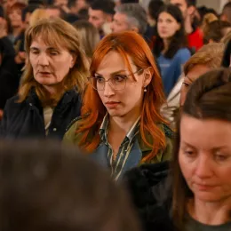 Пасхално јутрење и поноћна Литургија у храму Светог Василија Острошког у Никшићу