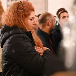 Пасхално јутрење и поноћна Литургија у храму Светог Василија Острошког у Никшићу