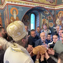 Архијерејска Литургија у селу Главаца