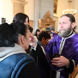 Света тајна јелеосвећења у никшићком саборном храму