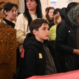 Света тајна јелеосвећења у никшићком саборном храму