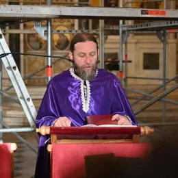 Света тајна јелеосвећења у никшићком саборном храму