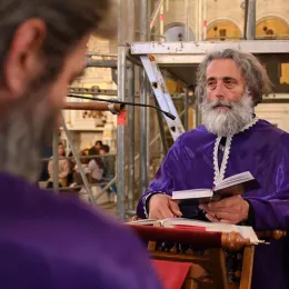 Света тајна јелеосвећења у никшићком саборном храму