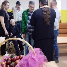 Васкрсни понедељак  у Старачком дому у Бијелом Пољу
