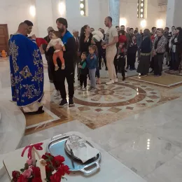 Литургијско сабрање у Саборном храму Светог Симеона Мироточивог у Беранама