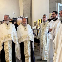 Празично вечерње богослужење у никшићкој Саборној цркви