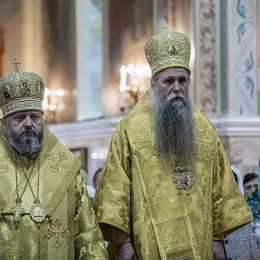 Света Архијерејска Литургија у Прокопјевску у Русији