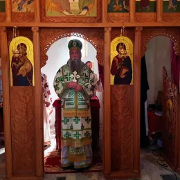 Архијерејска Литургија у храму Свете Тројице у селу Маште