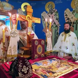 Епископ диоклијски Г. Методије на Духовски уторак служио Литургију на Жабљаку