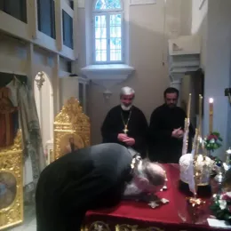 Свечана вечерња служба са петохлебницом поводом славе цркве Светог Спаса на Топлој