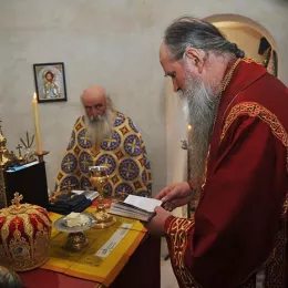 Епископ Јоаникије богослужио у манастиру Сомина