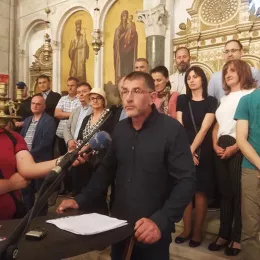 У Никшићу служен Молебан