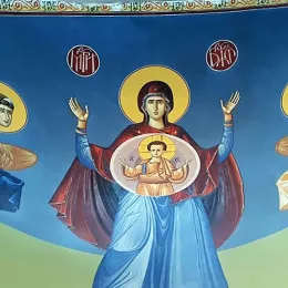 Фрескописање цркве Светог Николаја Жичког у Његњеву