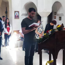 Епископ Методије освештао темеље храма у манастиру Сомина