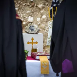 Полагања камена темељца за саборни храм Светог Саве на Жабљаку