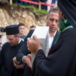 Полагања камена темељца за саборни храм Светог Саве на Жабљаку