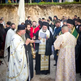 Полагања камена темељца за саборни храм Светог Саве на Жабљаку