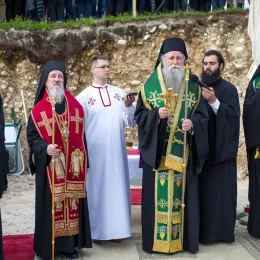 Полагања камена темељца за саборни храм Светог Саве на Жабљаку