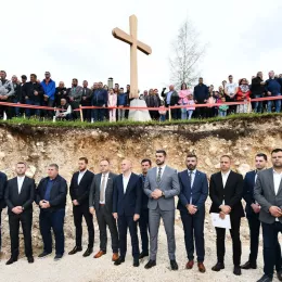 Полагања камена темељца за саборни храм Светог Саве на Жабљаку