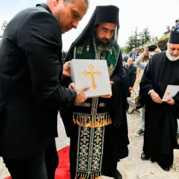 Полагања камена темељца за саборни храм Светог Саве на Жабљаку