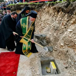 Полагања камена темељца за саборни храм Светог Саве на Жабљаку