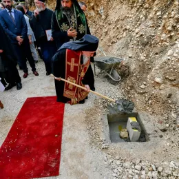 Полагања камена темељца за саборни храм Светог Саве на Жабљаку