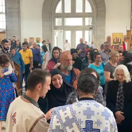 Литургијско сабрање у Саборном храму у Никшићу