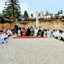 Полагања камена темељца за саборни храм Светог Саве на Жабљаку