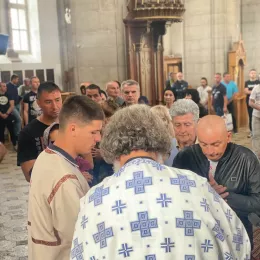 Литургијско сабрање у Саборном храму у Никшићу