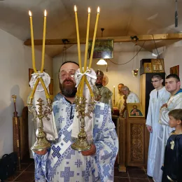 Епископ Методије служио Литургију на темељима храма Свих Светих, на Великом пијеску