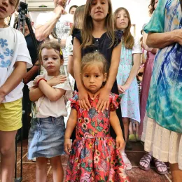 Епископ Методије служио Литургију на темељима храма Свих Светих, на Великом пијеску