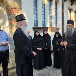 Патријарх српски Порфирије стигао у Грачаницу