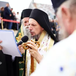 Полагања камена темељца за саборни храм Светог Саве на Жабљаку